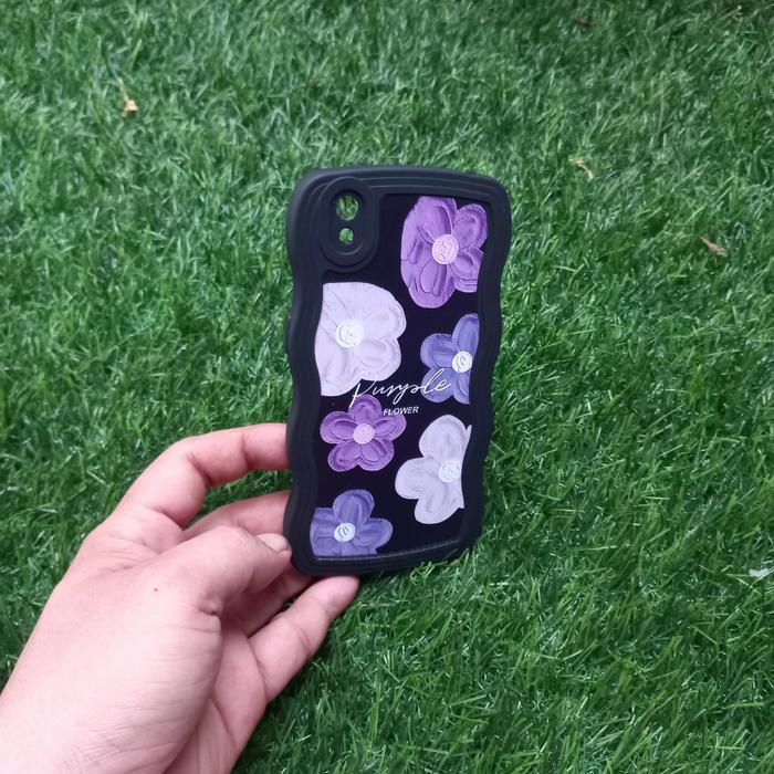 Gambar Case Opp* A37F A37 Neo 9 Softcase Gelombang Motif Love Flower Buterfly - Purple Flower dari Dyen Cell undefined Tokopedia