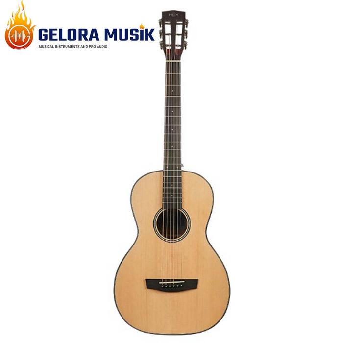 Gambar Gitar Akustik Hex P100E M dari Gelora Musik Serpong undefined Tokopedia