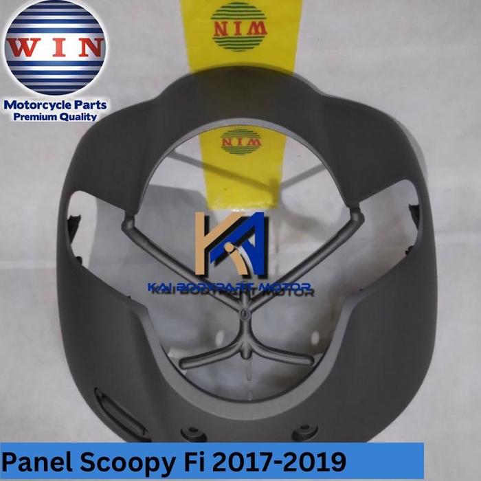 Gambar READY Dek tebeng depan honda scoopy fi 2017 2018 2019 Win hitam|Cover Body halus depan panel depan scoopy fi 2017 Win | cover lampu depan scoopy fi injek all honda | tameng depan hitam scoopy fi injeksi win |kualitas ori orisinil original win - Grey doff dari CV GUDANGPART undefined Tokopedia