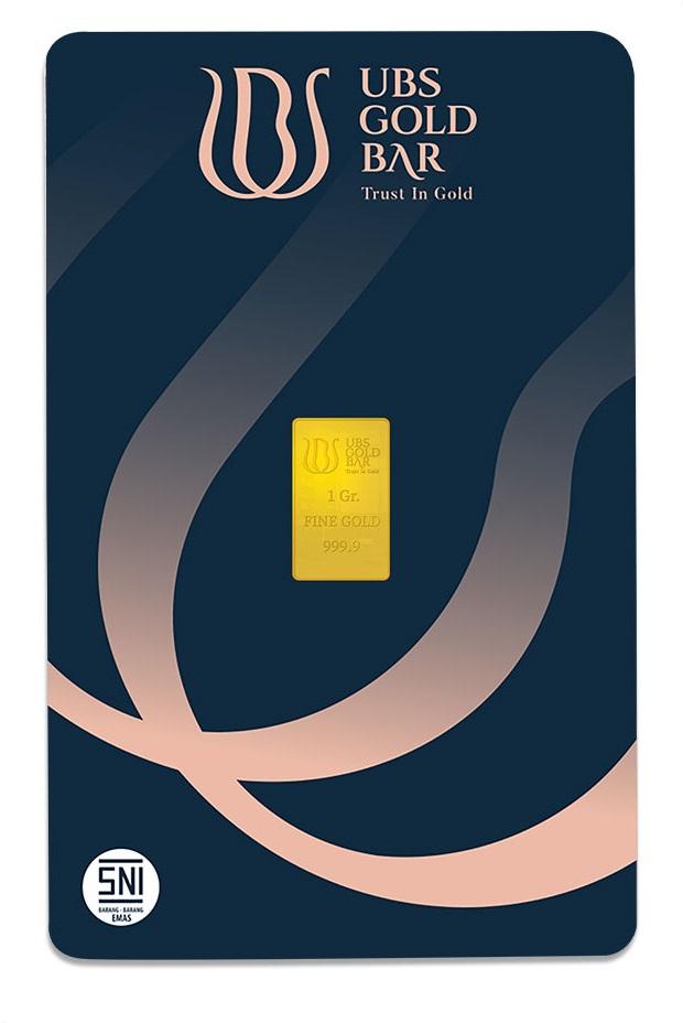Gambar emas ubs 1 gram logam mulia Asli dan Sertifikat bukan antam - Press Hitam dari ginzshop undefined Tokopedia