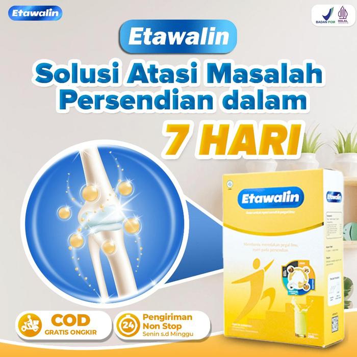 Gambar [New] Etawalin – Susu Kambing Etawa Atasi Nyeri Tulang Tingkatkan Kepadatan & Kesehatan Tulang Sendi Susu Anti Asam Urat Rematik Reumatik Nyeri Sendi 200Gr dari PT MAGENTA MART undefined Tokopedia