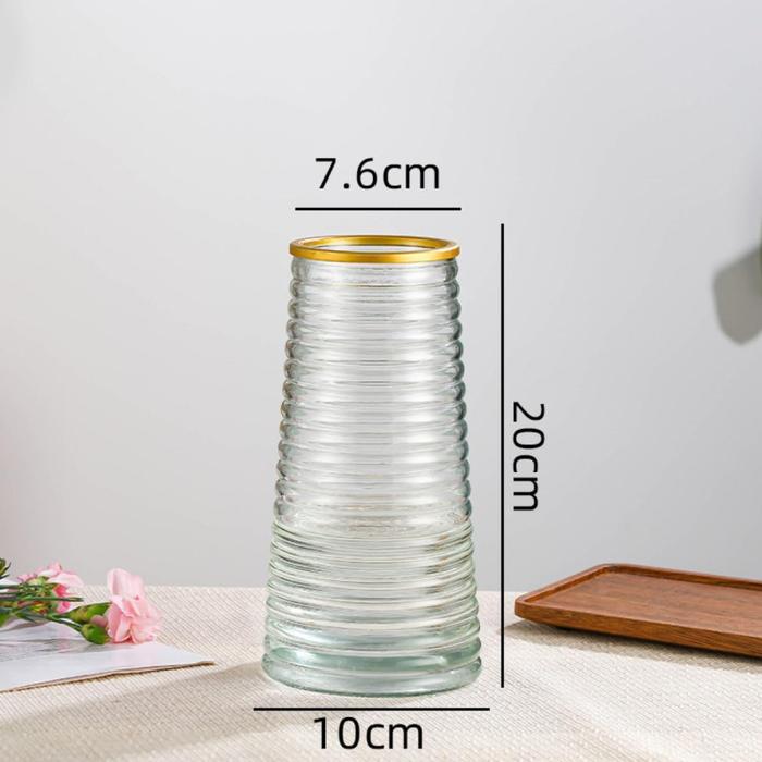 Gambar Vas Bunga Kaca Nordic Aesthetic Hias Meja Ruang Tamu Minimalis Elegan - Transparan D dari Home Depot Jakarta undefined Tokopedia