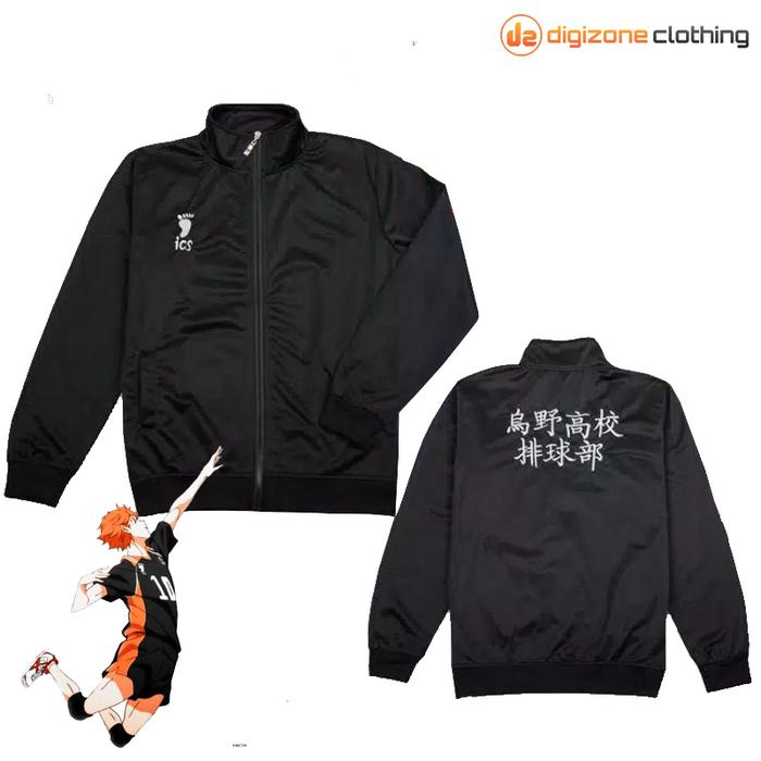 Gambar Jaket Seragam Anime Haikyuu Karasuno Aoba Johsai Inarizaki Black Jackals MSBY - Karasuno, M dari Digizone Hobbies Shop undefined Tokopedia