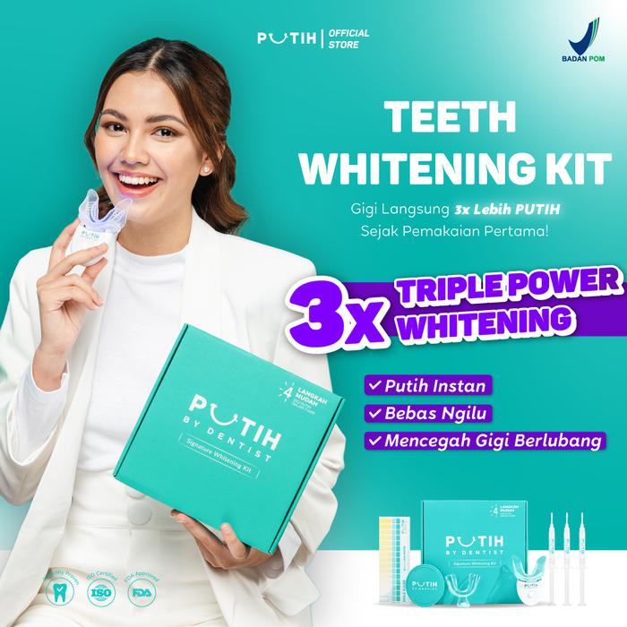 Gambar PUTIH Siganture Whitening Kit Formulasi dari Dokter Gigi - 1 BOX dari PUTIH BY DENTIST STORE undefined Tokopedia