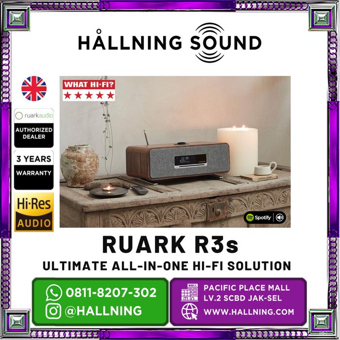 Gambar Ruark Audio R3 Compact Music System - Rich Walnut dari Hallning Sound undefined Tokopedia