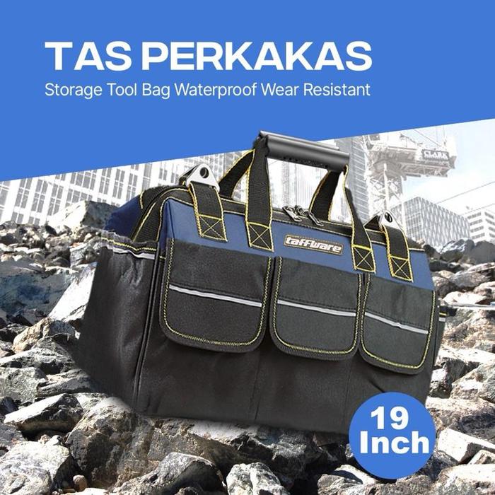 Gambar Tas Perkakas Tukang Teknisi Bangunan Anti Air Tool Storage Bag Waterproof - AR-60 19 Inch dari Arricha undefined Tokopedia