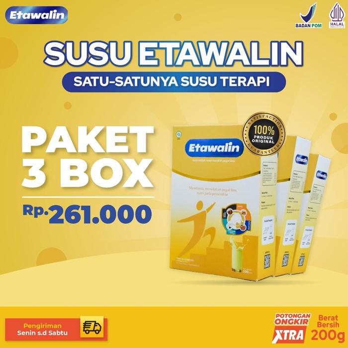 Gambar Etawalin Susu Kambing Etawa Untuk Nyeri Tulang Sendi 3 Box dari Juaranyaashop undefined Tokopedia