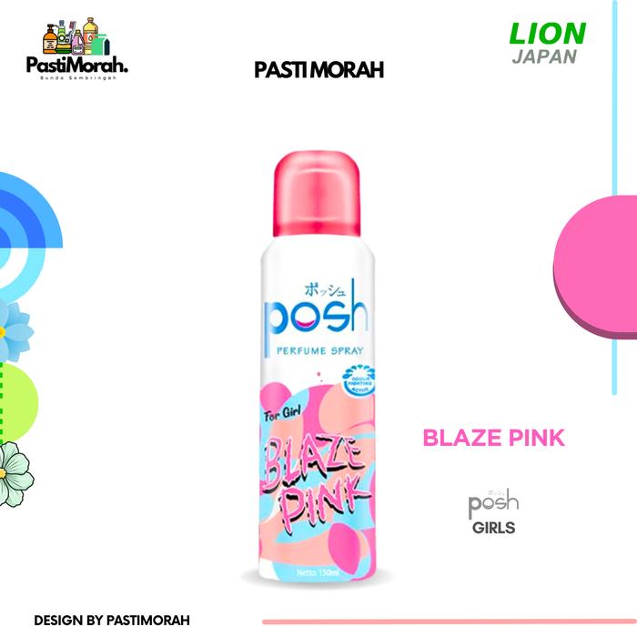Gambar Posh Girls Parfume Parfum Wanita Body Spray 150 ml - Blaze Pink dari PastiMorah undefined Tokopedia