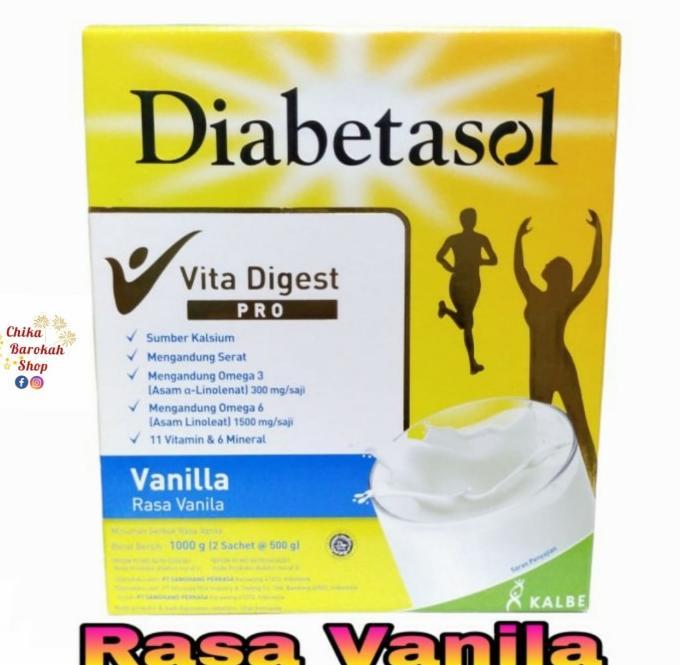 Gambar Diabetasol Susu Rasa Vanila Dan Cokelat Isi 1000Gr Per Box Terbaik - Vanila dari dilann mart undefined Tokopedia