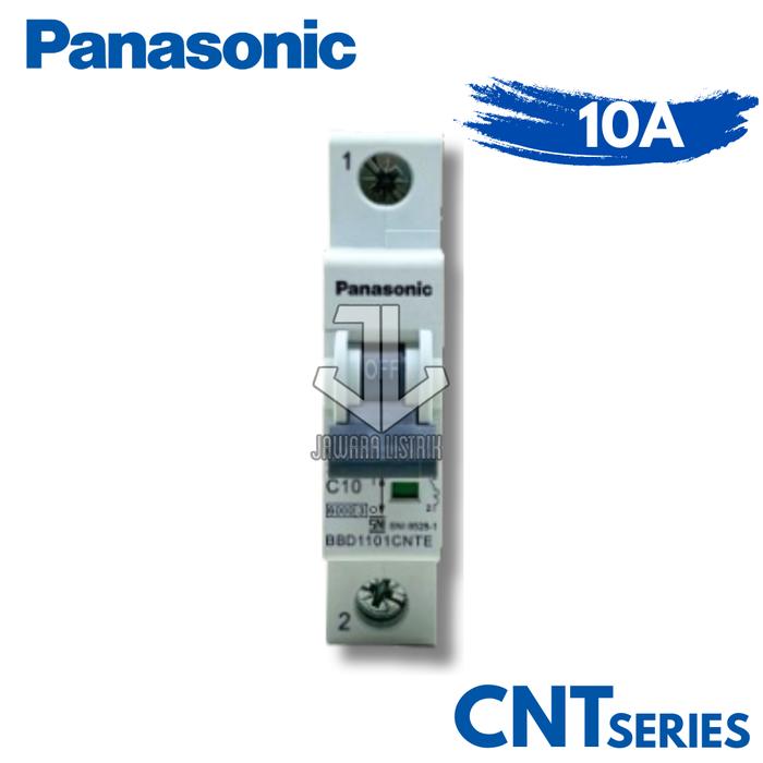 Gambar PANASONIC MCB 1P CIRCUIT BREAKER 1 PHASE 6KA SNI CNT - 10A dari JAWARA.LISTRIK undefined Tokopedia