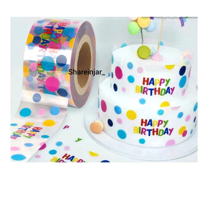 Gambar Plastik Mika Pinggiran Kue-Mika Roll Cake Motif-1 Meter - #1 dari Toko shareinjar undefined Tokopedia