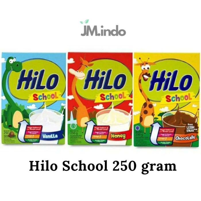 Gambar Hilo School 250 gram exp 2025 Madu/Vanilla/Cokelat | COD Spaylater Instant - vanilla 250g dari JMindo undefined Tokopedia