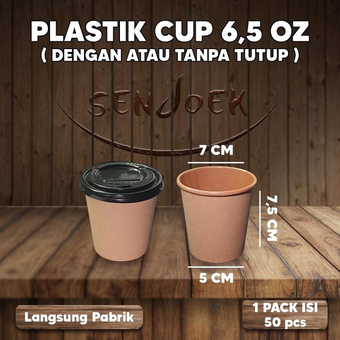 Promo HOT PAPER CUP | GELAS KERTAS MINUMAN PANAS | CUP PAPER 6.5 OZ - 6 ...