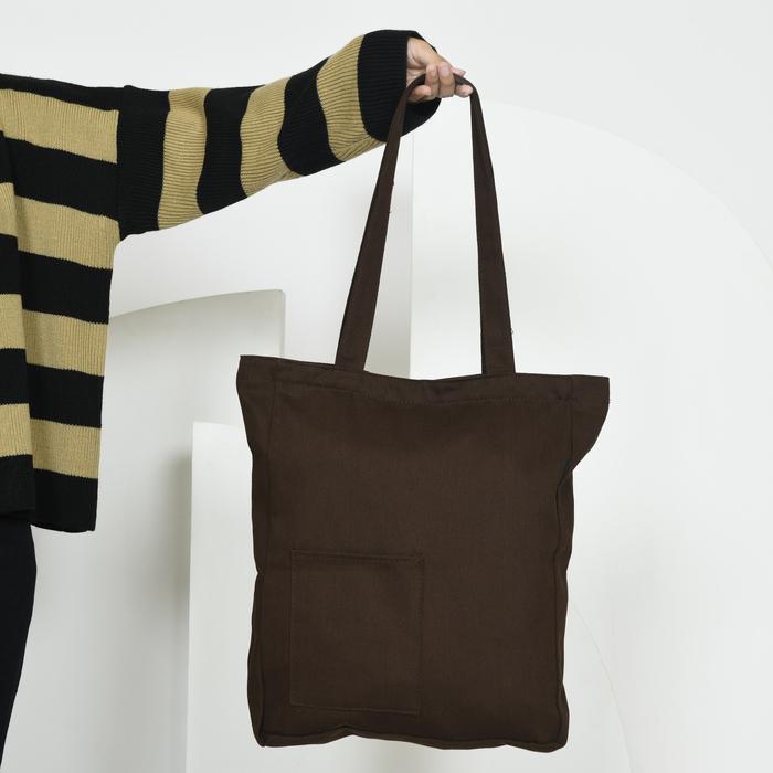Gambar Tote Bag Kuliah Wanita Aesthetic Resleting Bahan Kanvas Masuk Laptop Bisa Custom. - CKLT TWIL KNTNG dari carravellebag undefined Tokopedia