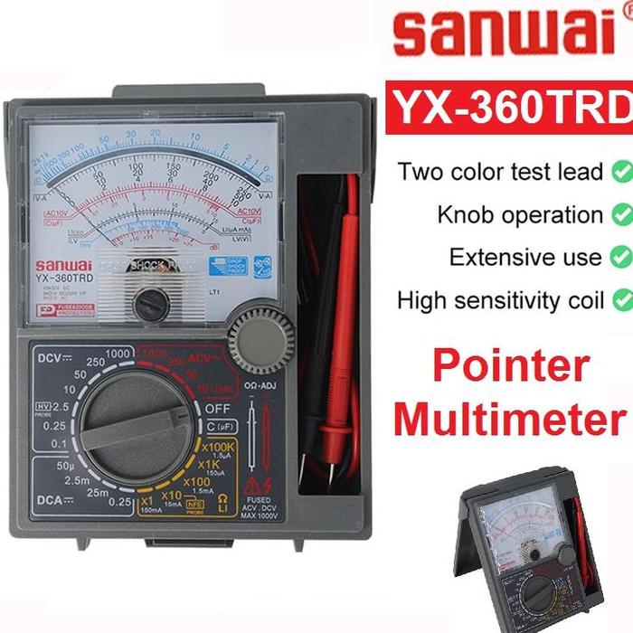 Jual Boom Sanwai Yx-360Trd Multimeter Multitester Analog Meter Fuse ...