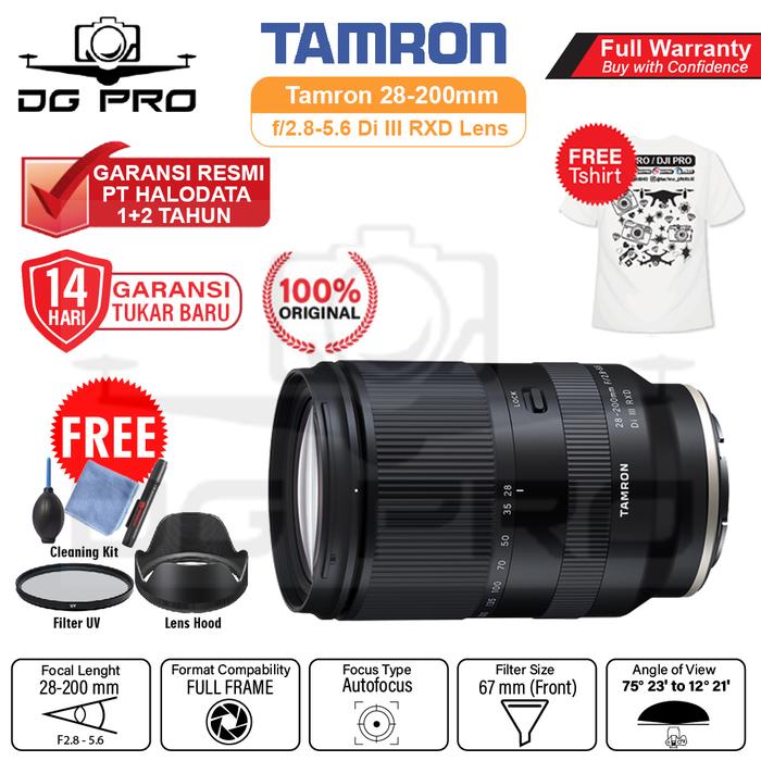 Gambar Tamron 28-200mm F/2.8-5.6 Di III RXD Lensa Sony Full-Frame Mirrorless dari DG PRO KAMERA undefined Tokopedia