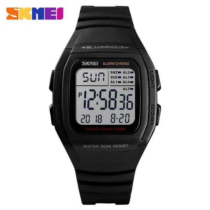 Gambar Jam Tangan Digital Sport SKMEI 1278 Original Water Proof - Hitam dari FMSTORE-SBY undefined Tokopedia