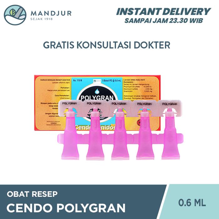Gambar Cendo Polygran Minidose 0.6 ml / Obat Tetes Mata dari Apotekmandjurofficial undefined Tokopedia