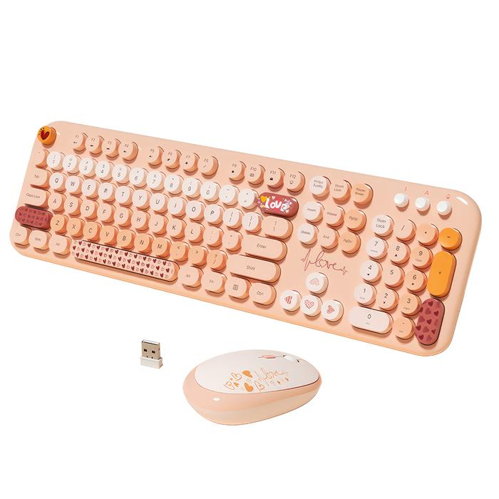 Gambar MOFii Keyboard Wireless Dan Mouse Wireless Set LOVELY - Krem dari MOFii Indonesia undefined Tokopedia