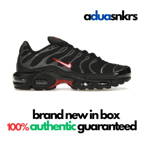 Gambar Air Max Plus Black Univesity Red Metallic Silver (100% Authentic) dari A2 SNKRS undefined Tokopedia