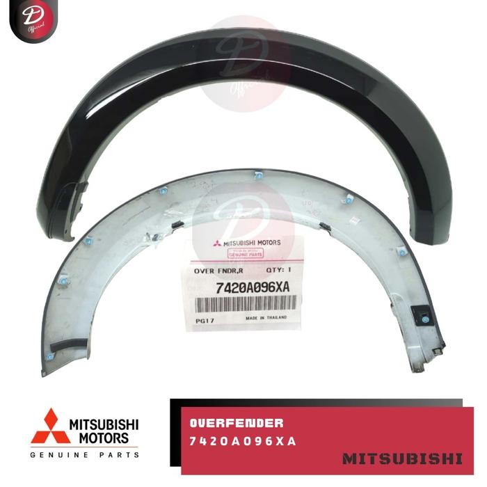 Gambar OVER FENDER PAJERO SPORT DAKAR ASLI ORI DEPAN - KANAN RH PUTIH dari Darma Motor Autoparts undefined Tokopedia