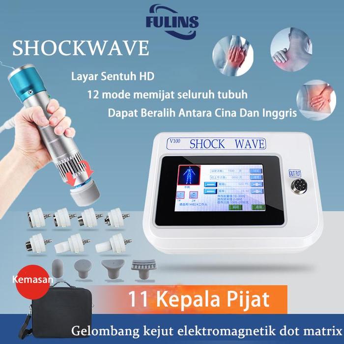 Gambar Garansi&3 Bahasa Eswt Fisioterapi Shockwave Pain Relief Therapy Eswt 11 Kepala - Alat Fisioterapi Pijatan Kejut Frekuensi Tinggi - Terapi Pulse Massage Zyy - shock wave V100, 3 bulan garansi dari Fulins undefined Tokopedia