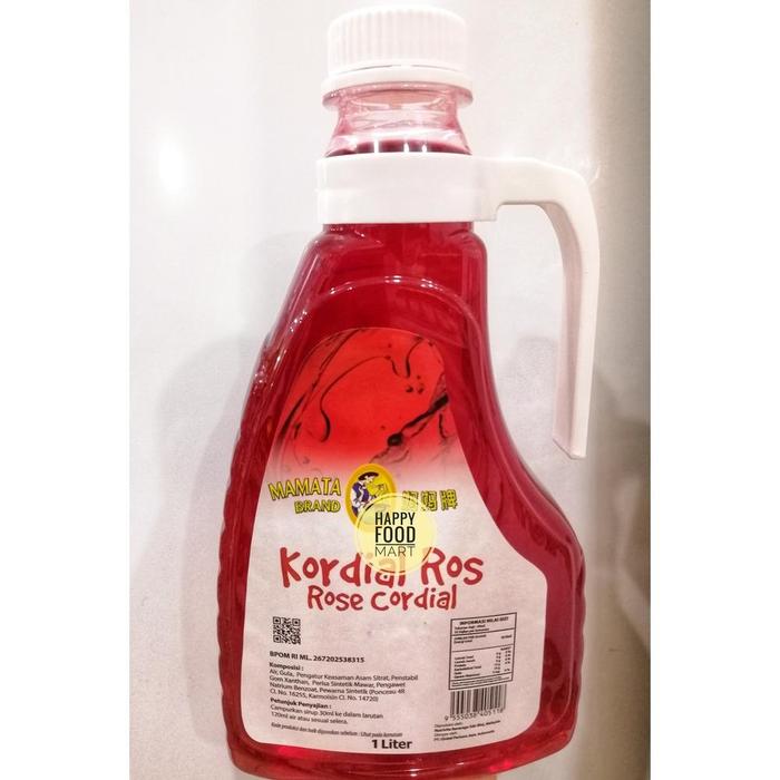 Gambar READY STOCK MAMATA SIRUP JERUK 1L/LECI/MANGGA/ANGGUR/SARSAPARILLA/ORANGE SYRUP/LYCHEE/MANGO/BLACKCURRANT/ROSE CORDIAL/KORDIAL ROS/MAWAR - 1L ROSE dari dadangmamam undefined Tokopedia