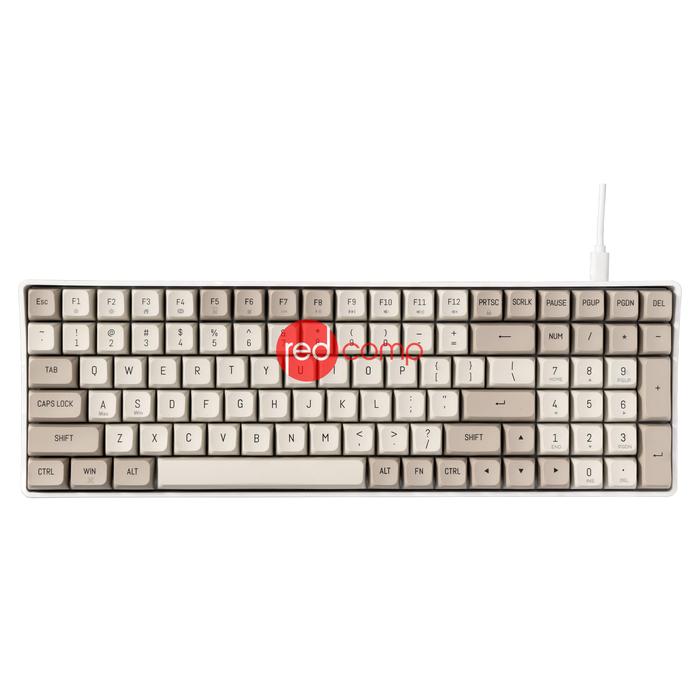 Gambar AIGO A100 MECHANICAL KEYBOARD - Cream, Biru dari Redcomp undefined Tokopedia
