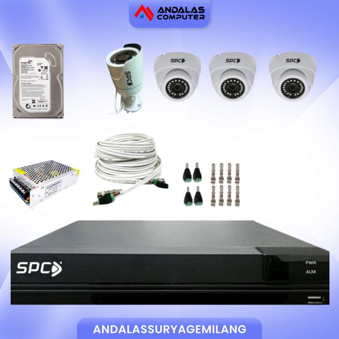 Super Lite Spc Cctv Pc Promo Paket CCTV SPC Channel 1080P 2MP