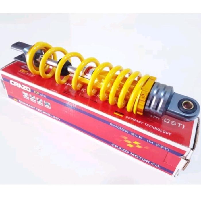 Gambar SHOCK BREAKER BELAKANG UKURAN 330 MM VARIASI MOTOR BEAT/VARIO/MIO DLL - KUNING 05TCRAZO, 330.MM dari ANTON K2 AKSESORIS MOTOR undefined Tokopedia