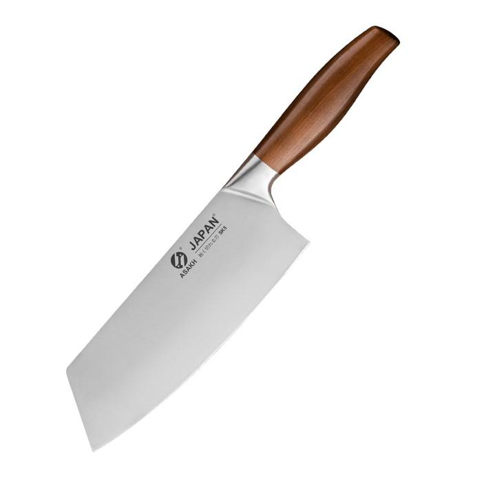 Gambar Pisau Dapur Serbaguna – Bilah Tajam & Gagang Rosewood Elegan - Cleaver Knife dari Wollmart Home Centerr undefined Tokopedia