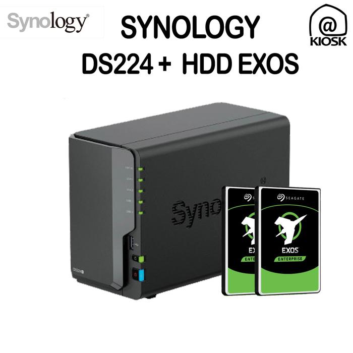 Synology DS224+ NASシノロジー新品未開封 シノロジー Synology DS224+