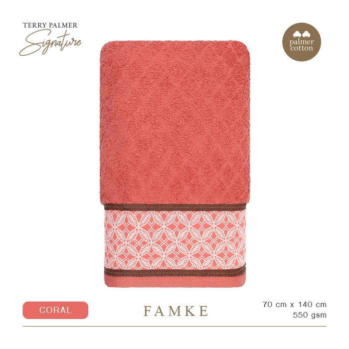 Gambar Handuk Mandi Terry Palmer Signature Famke 70x140cm/Bath Towel - Coral dari handukmurahmanggadua undefined Tokopedia