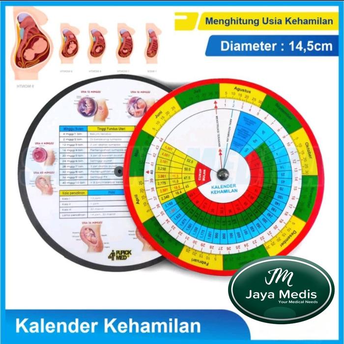 Gambar KALENDER KEHAMILAN MENGHITUNG USIA KEHAMILAN dari Jayamedis undefined Tokopedia