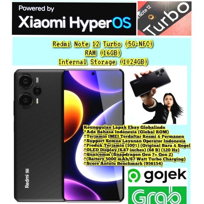 Xiaomi Redmi Note 12 Turbo 16GB/1TB 黒 【公式通販】