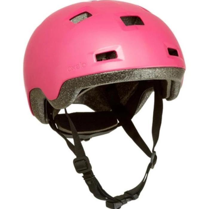 Decathlon Orange Skateboard Helmet 500 Children's Helmet Pink
