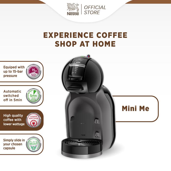 Gambar Mesin Kopi Mini Me Piano Black by NESCAFE Dolce Gusto - mini me dari DOLCEGUSTOID undefined Tokopedia