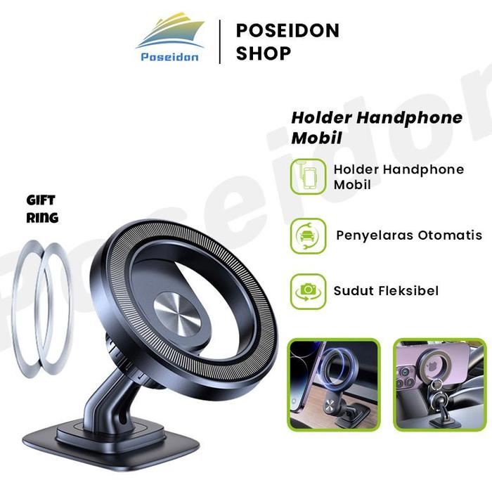 Gambar TERBARU - Car Mobile Phone Holder Compatible with Popsocket Mag-safe Center Console Paste Mobile Phone Holder / Magnetic Mobile Phone Car Mount Untuk i-Phone 14 13 12 Pro Max Perekat Panel Instrumen Adjustable Phone Holder Untuk Mag-safe dari rawandi 01 undefined Tokopedia