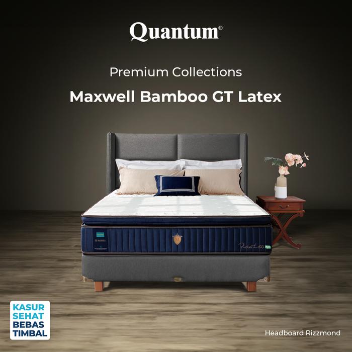 Gambar Quantum Maxwell Bamboo Greentea Latex - Full Set, 90x200 dari Quantum Springbed undefined Tokopedia