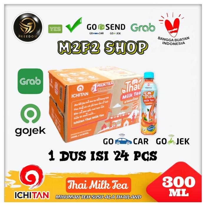Gambar Ichitan Thai Milk Semua Rasa Pet - 300 ml Harga Karton (Khusus Gosend/Grab) - Milk Tea dari M2F2 Shop - Paseban undefined Tokopedia