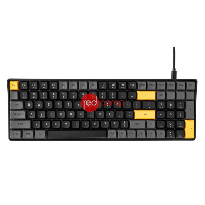 Gambar AIGO A100 MECHANICAL KEYBOARD - Hitam, Biru dari Redcomp undefined Tokopedia
