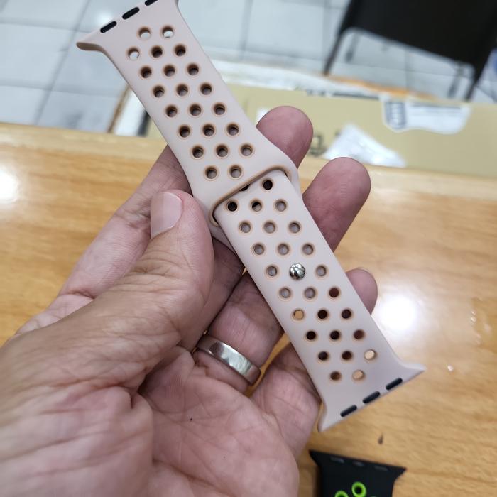 Gambar Strap Apple Watch Nike Series 7 Sport Band 41mm 45mm - Pink, 45mm dari wenz acc2 undefined Tokopedia