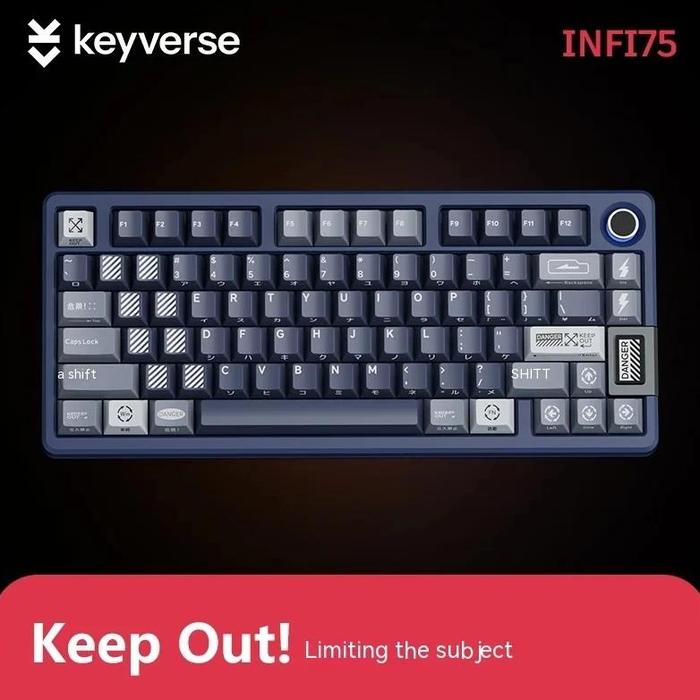 Gambar 2024 Keyverse Infi75 Wireless Bluetooth Mechanical Keyboard Gaming Rgb Gasket Ttc Switch Accessory For Computer Laptop Mac Win dari Jovialost undefined Tokopedia