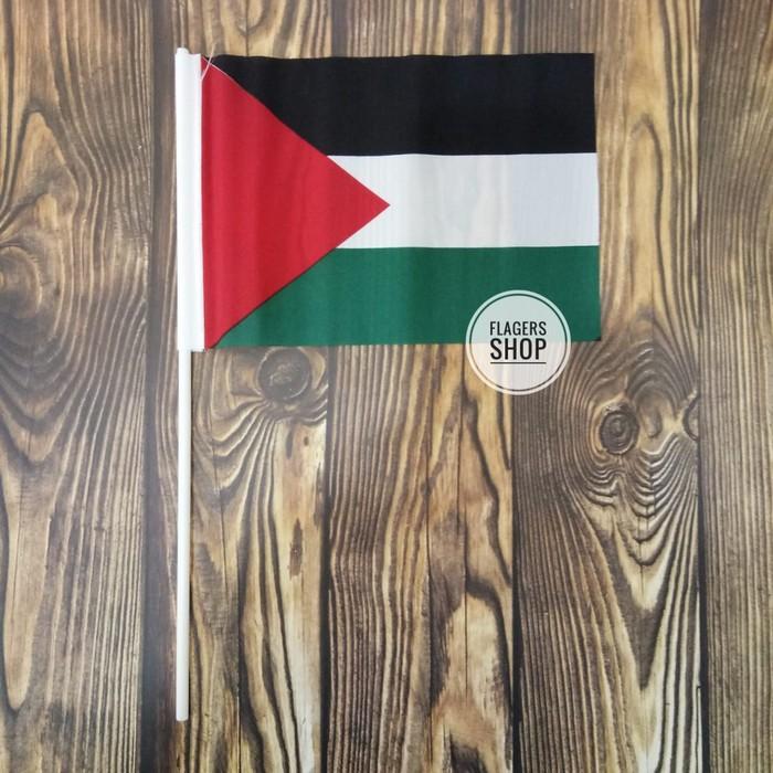 Gambar BENDERA NEGARA PALESTINA UKURAN KECIL SEDANG BESAR JUMBO - Bendera Tangan dari Flagers Shop undefined Tokopedia