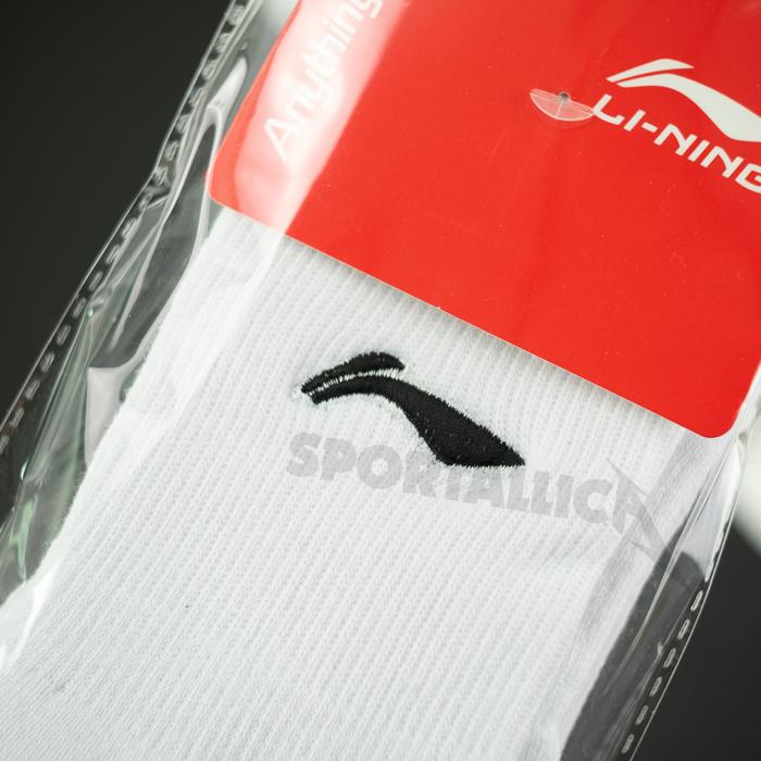 Gambar Kaos Kaki Badminton Li-Ning / LiNing AWLS179 - White Black dari Sportallica undefined Tokopedia