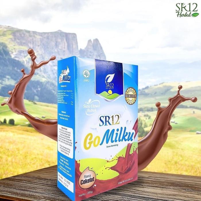 Gambar GO MILKU SR12 SUSU KAMBING ETAWA PREMIUM ORIGINAL Halal Susu Kambing Etawa Bubuk SUSU PROGRAM KEHAMILAN ASI BOOSTER MEMPERLANCAR ASI MENAMBAH PENGGEMUK BERAT BADAN MENINGKATKAN KESEHATAN dan IMUN TUBUH Madu Daun Kelor Ikan Gabus NO SUGAR 600 gram - Go Milku Coklat dari hendar_store undefined Tokopedia