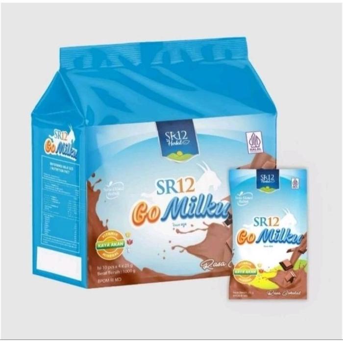 Gambar SR12 Go Milku Susu Kambing Premium Kemasan 10 Sachet - Coklat dari hendar_store undefined 5 Tokopedia