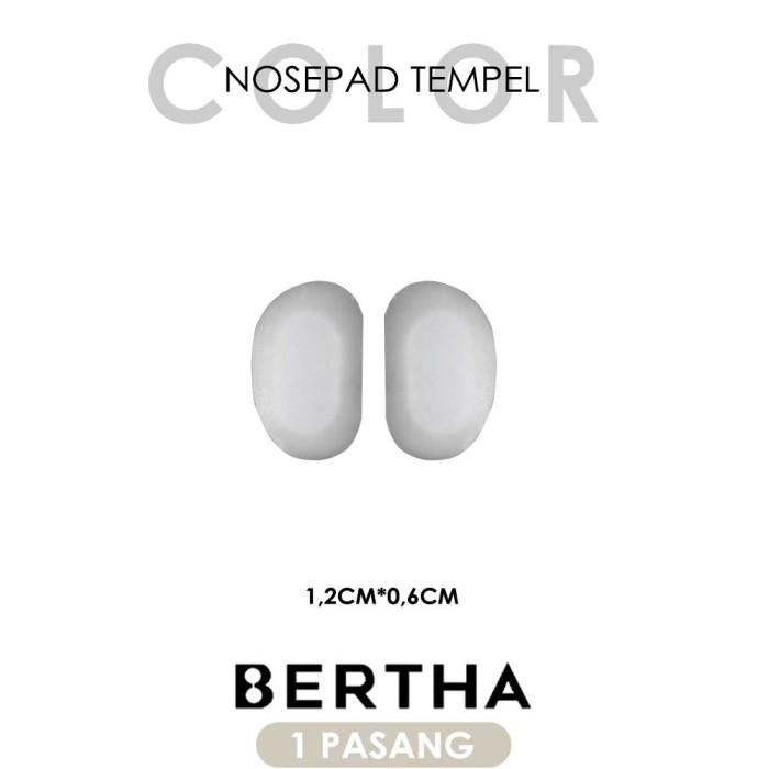 Gambar Bertha Nose pad Kacamata Penyangga/Bantalan Hidung Silicon Nyaman TerBaru Colourfull - TEMPEL WHITE dari Bertha Indonesia undefined Tokopedia