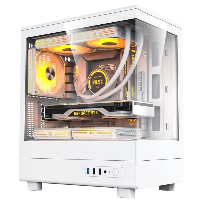 Gambar darkFlash DB330M M-ATX PC Case - Putih dari COC Komputer undefined Tokopedia