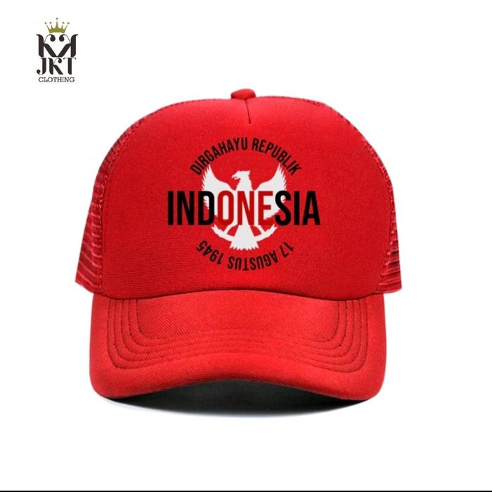 Gambar Topi Jaring Kemerdekaan Indonesia - Topi Trucker HUT RI - Topi 17 Agustus Dirgahayu Indonesia Garuda Merdeka Batch 2 - Model 1, All Size dari KKJKTCLOTHING undefined Tokopedia